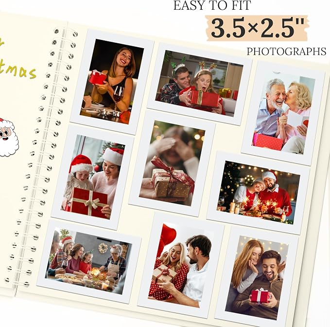 Scrapbook 10x10 Inch DIY Scrapbook Album Hardcover Kraft Paper 40 pages/20 - Image 4