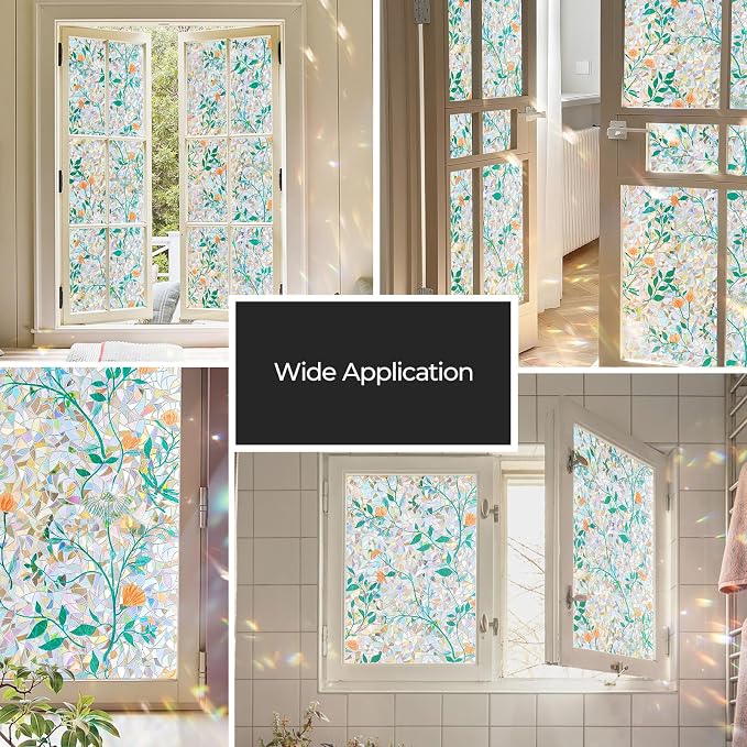 ADD.HERES Window Privacy Film, Stained Glass Decorative Static Cling, Removable - Image 8