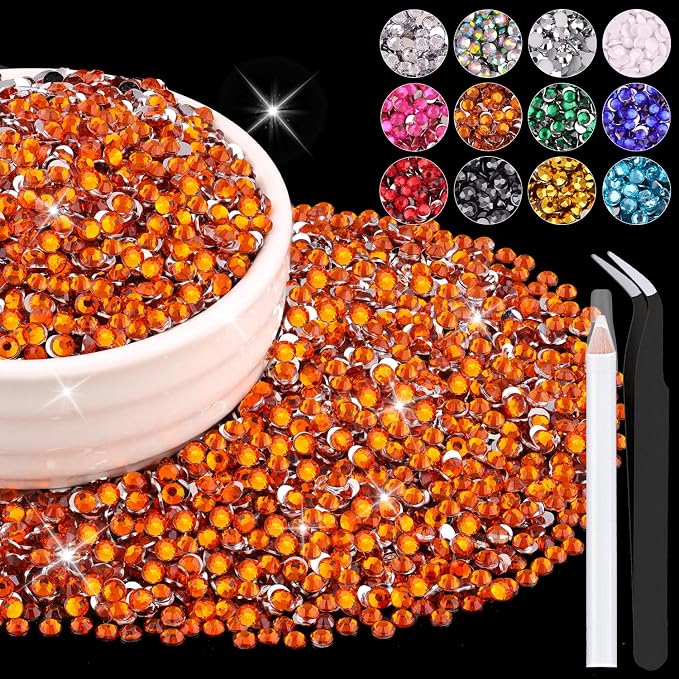 12000PCS 2mm Resin Rhinestones Bulk by BELLEBOOST
