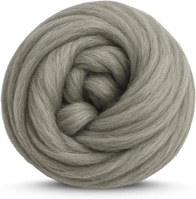 Revolution Fibers Corriedale Wool Roving 1 lb by RevolutionFibers