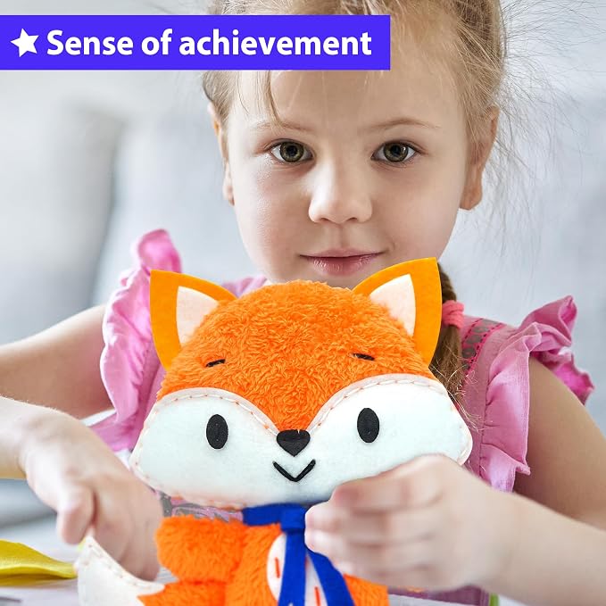 KRAFUN Fox Sewing Kit for Kids Ages 8-12 - Image 4