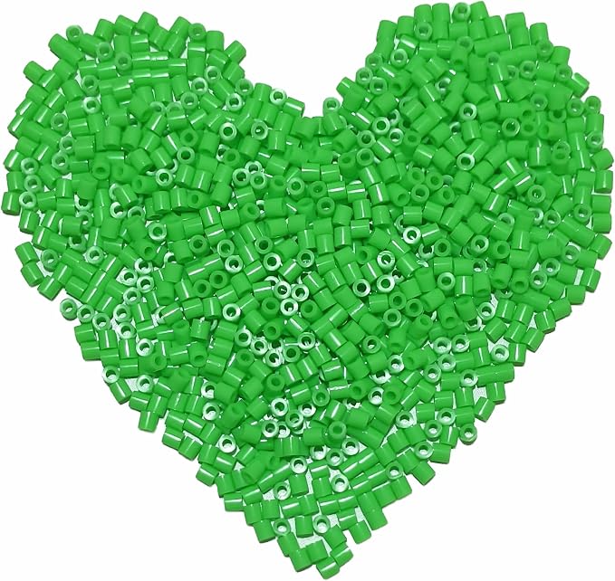 1000 Pcs Beads Fuse Beads - 5mm Green Melting Beads by Yowamho
