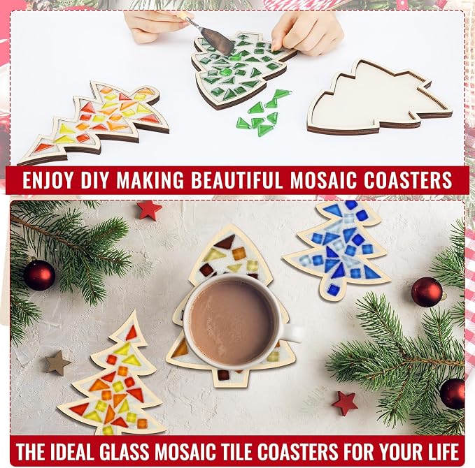 Honeydak 6 Sets DIY Glass Mosaic Tiles - Image 6