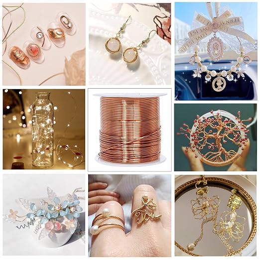 328 Feet Tarnish Resistant Copper Wires 28 Gauge Jewelry Craft Wires Beading - Image 5