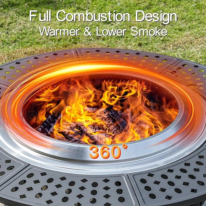 OutVue 42 Inch Smokeless Fire Pit - Image 5