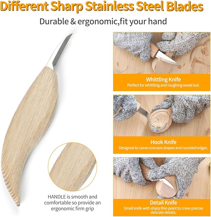 Wood Carving Tools Set - Image 4