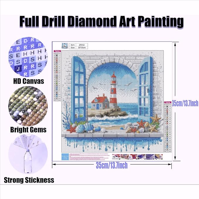 Legrace Lighthouse Diamond Art Painting Kits - Image 3