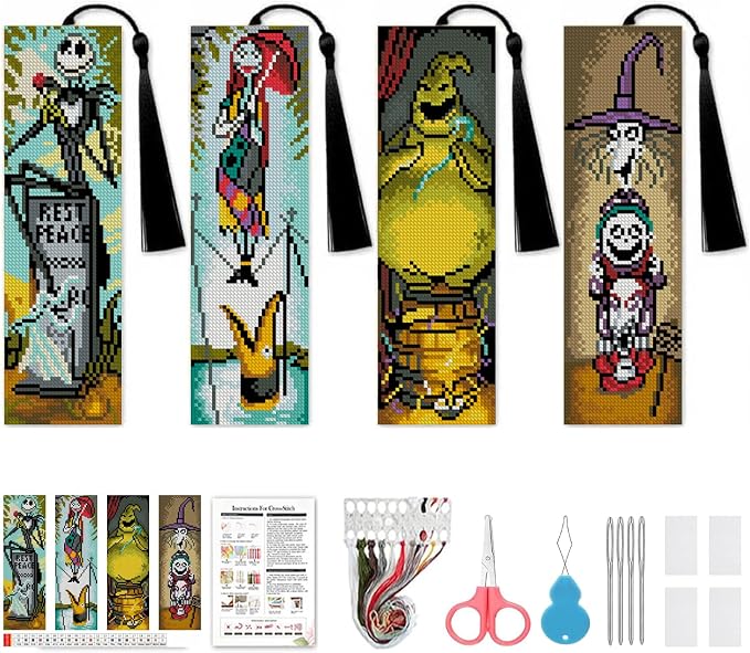 VIGEGU 4 Pack Cross Stitch Kits by VIGEGU