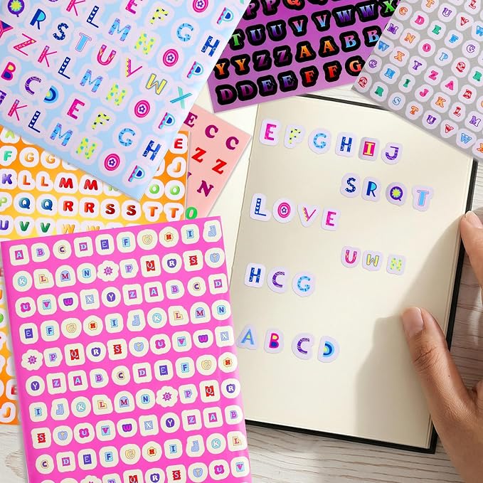 Tmtains 2000+ Pcs Letter Stickers - Image 2
