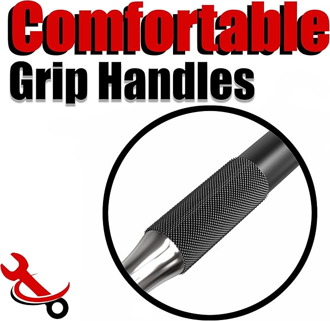 Roll Pin Punch Set 9pc - Great Nail Punch for Gun Tool Kit Building, Watch Repair Kit and Removing Firing Pin with Tool Pouch