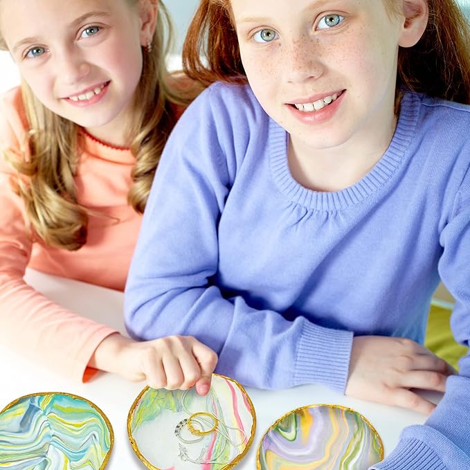 JOiFULi Make Your Own Clay Jewelry Bowls Arts and Crafts Kit - Image 6