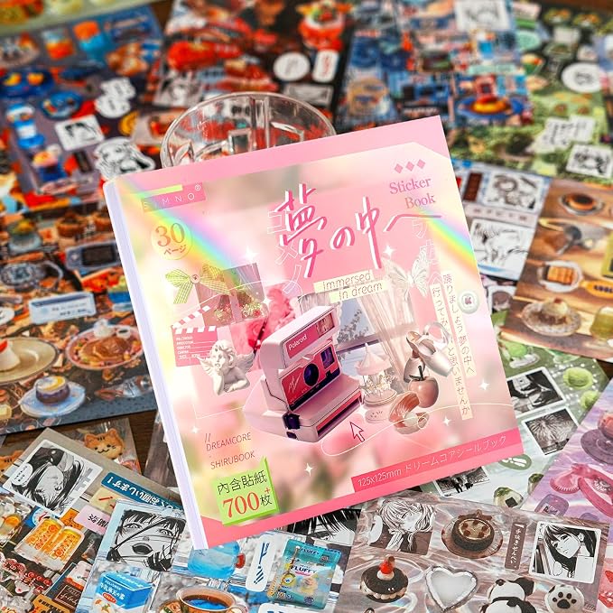 Tmtains 30 Sheets Japanese Sticker Book - Image 2
