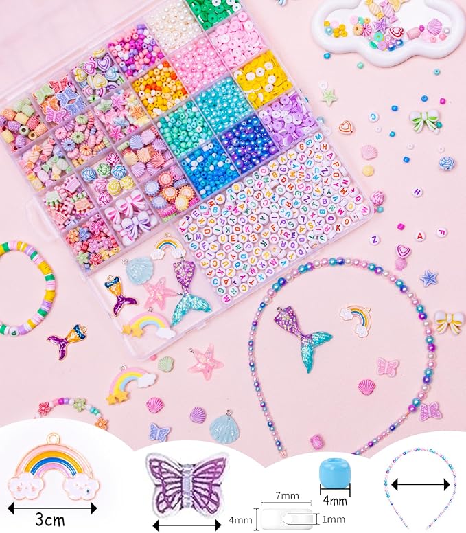 MiuCo Bracelet Making Kit for Kids Girls - Image 4