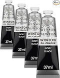 Winsor & Newton Winton Oil Color, 37ml Tube, Ivory Black by WinsorNewton