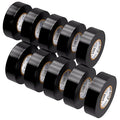 OHLECTRIC Professional Grade Vinyl Electrical Tape (10 Pack) Black - 7 Mil Thick Flame-Retardant, Heat & Weather Resistant 3/4 Inch x 60 Feet | Ideal for Contractors & Electricians
