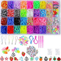 JIYAKO 2500+ Rubber Band Bracelet Kit, Loom Bracelet Making Kit by JIYAKO