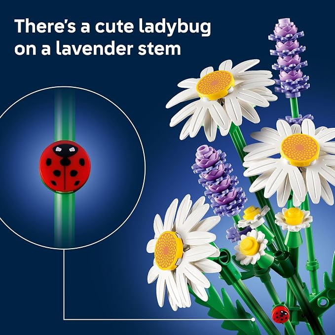 LEGO Botanicals Daisies Building Toy - Image 5