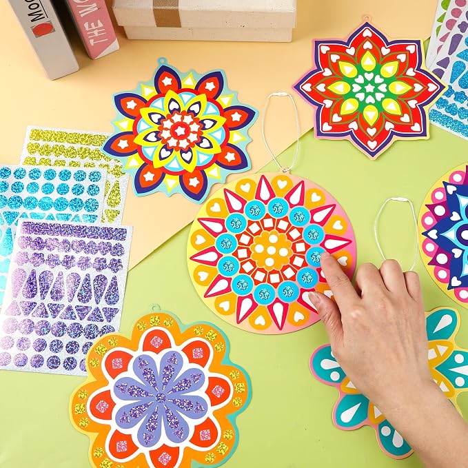 JULEASEL Mirror Mosaic Craft Kit, Mandala Arts & Crafts Gift - Image 2
