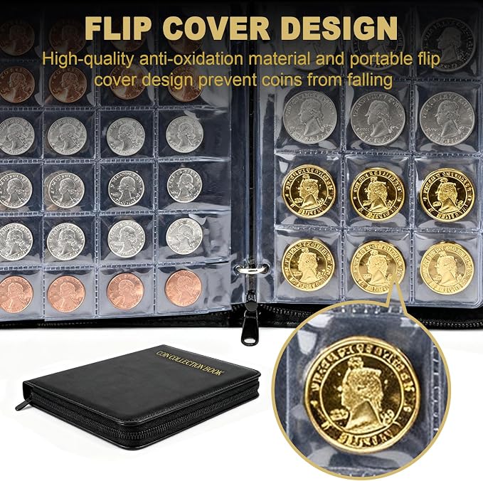 360 Pockets Coin Collection Book Holder - Image 5