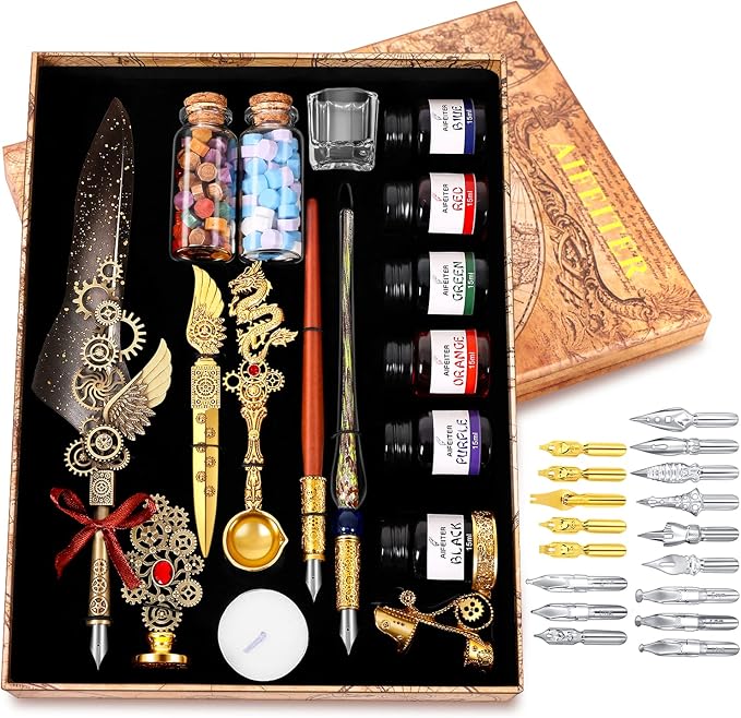 Aifeiter Feather Pen Ink Set by Aifeiter