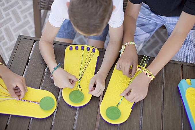 Choose Friendship Bracelet Making Kit – 20 Pre-Cut Threads, Portable Loom - Image 8