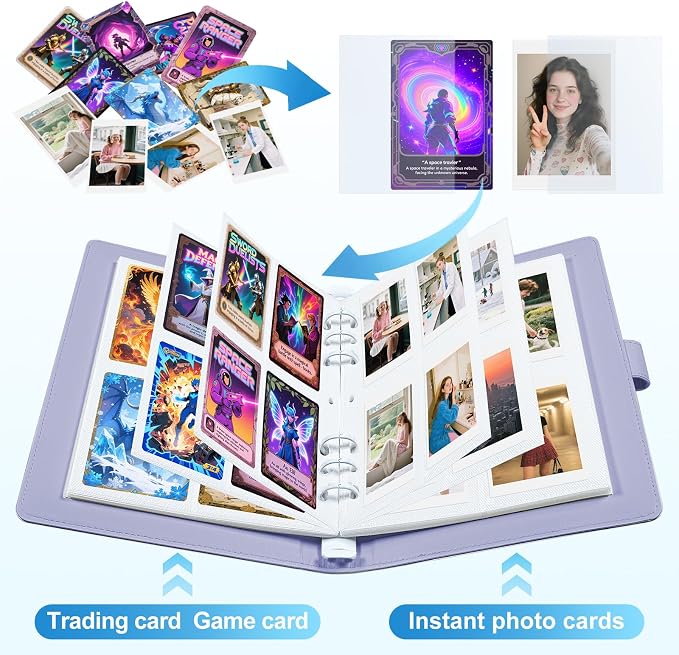 2x3 Photo Album, Refillable PU Leather A5 Photocard Binder - Image 2