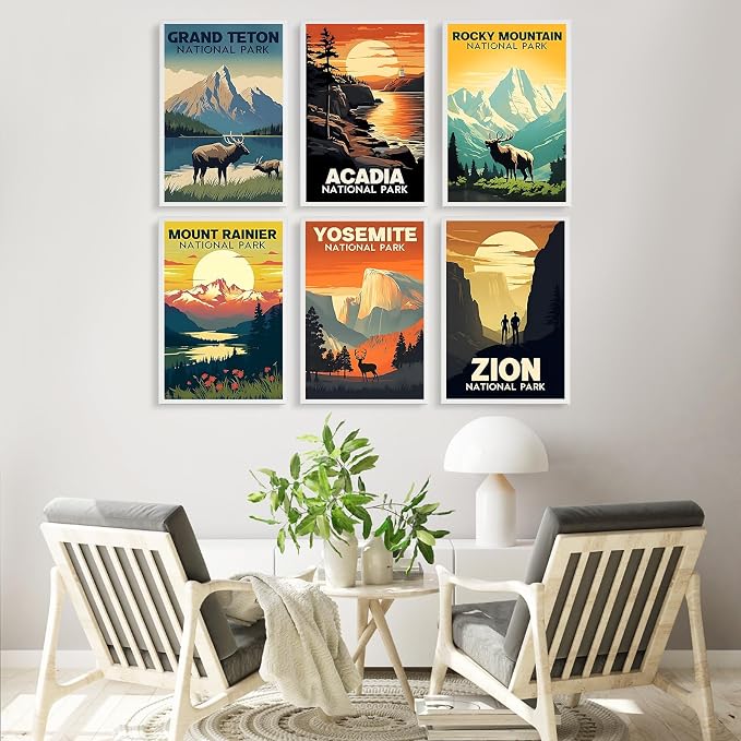 Fountor 6 Pack Paint by Numbers Kit - Image 6