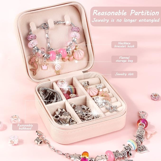 UFU Charm Bracelet Making Kit, Jewelry Making Kit Craft Gift - Image 3