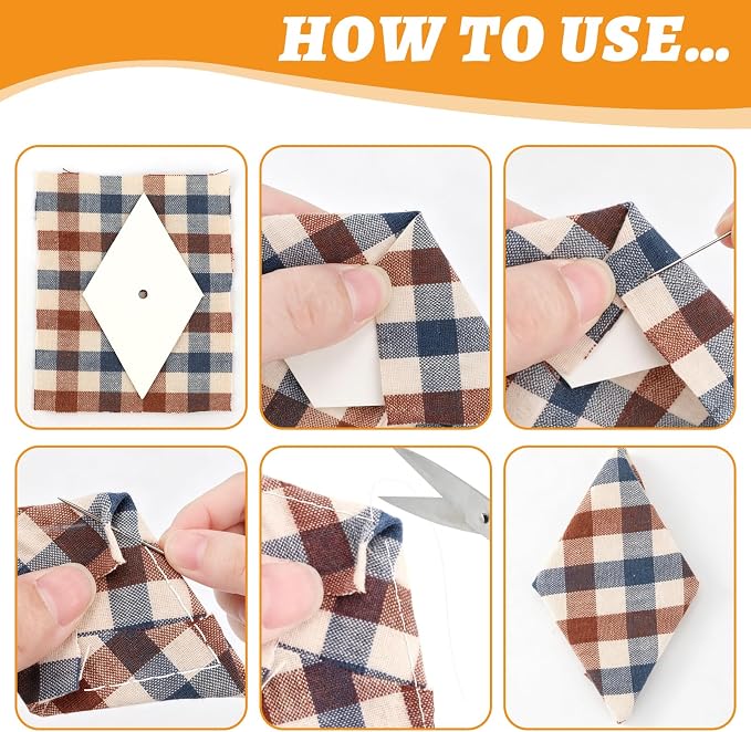 400 PCS Paper Piecing 2", Diamond Quilting Templates - Image 4