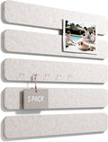Fluxynara Cork Board Alternative Felt Strip Board 5-Pack 13"x2", Office Pin by FLUXYNARA