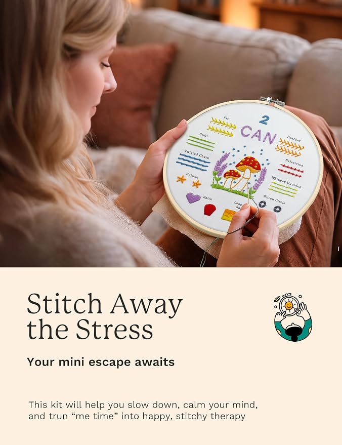 Bradove Beginner Embroidery Kit - Image 7