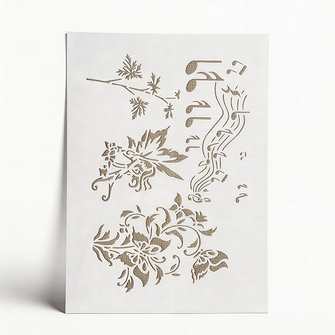 TIAMECH A4 Reusable Music Notes Stencil - Image 5