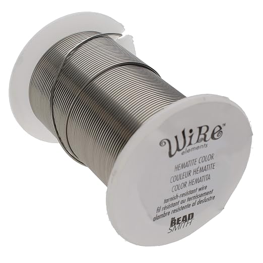The Beadsmith Wire Elements 28-Gauge Lacquered Tarnish-Resistant Copper Wire by TheBeadsmith