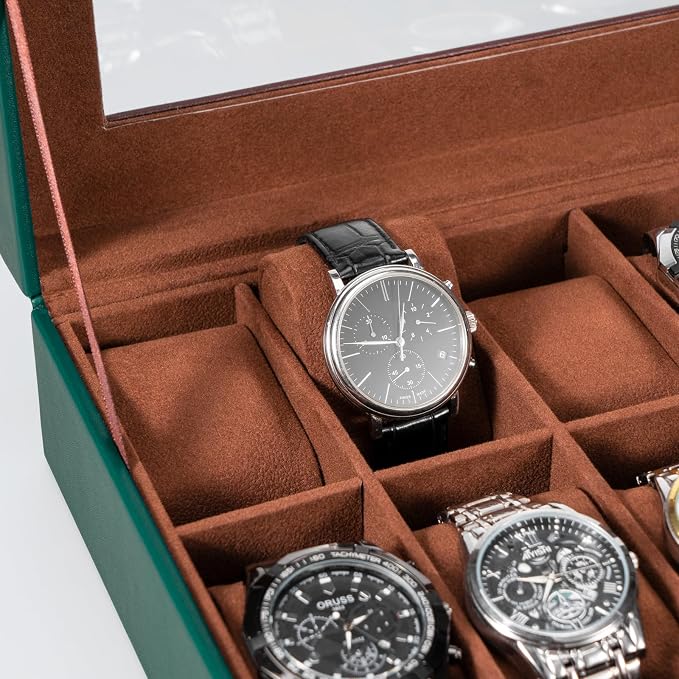 ProCase Watch Box Organizer, 12 Slot Watch Display Case - Image 4
