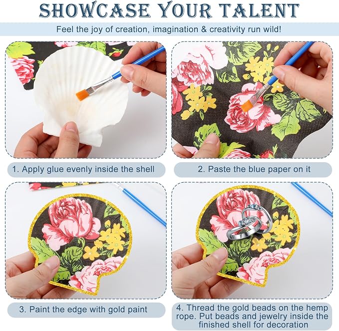 Halloscume 12 Set Scallop Shells - Image 4