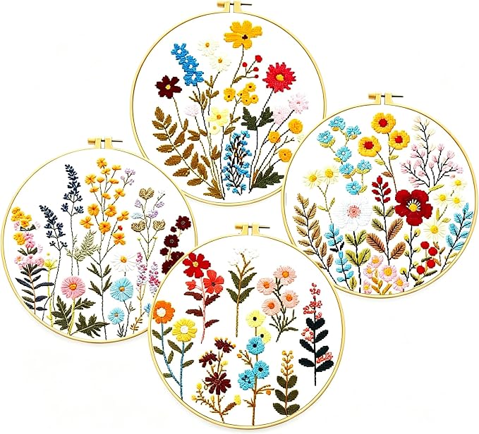 Zhenqing Floral Cross Stitch Kit by ZhenqingHomeFlagship