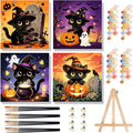 Arttoplus 4 Pack Halloween Paint by Numbers Kit by Arttoplus