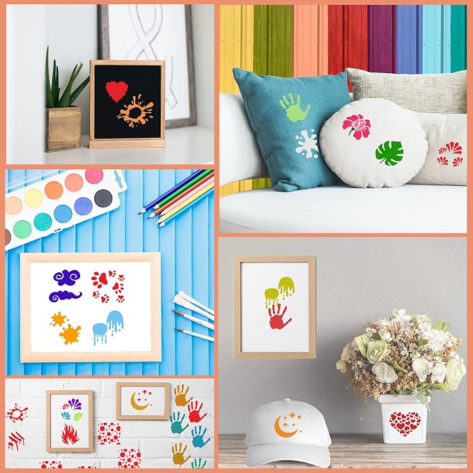 Graffiti Stencils for Crafts, Canvas & DIY Home Decor Projects - Image 4