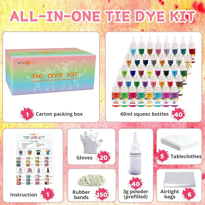HTVRONT Tie Dye Kit - Image 4