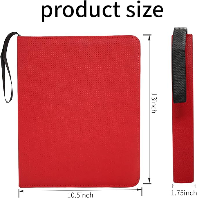 Card Binder – 720 Capacity, Zippered Trading Card Holder - Image 2