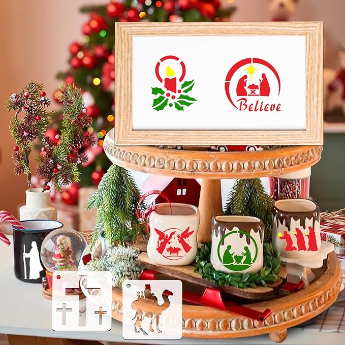 JULMELON Christmas Stencils - Image 4