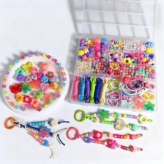 Kupor 480PCS DIY Keychain Making Kit, Vibrant Beads by Unknown