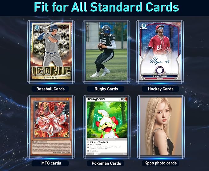 2000 Card Sleeves Top Loaders for Cards, 35pt 3"x4" | Fit 2.5" x 3.5" Trading - Image 6
