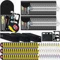 216 Pcs Mini Tape Screwdriver Keychain Set Christmas Men Gifts Bulk Adult Party Favors Multitool Pen Card Tool Measuring Keychains Stocking Christmas Stuffers for Men Dad (Multicolor)