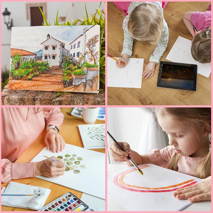 ESRICH Canvas Boards for Painting 8x10 Inch, 56 Pack Bulk 8x10 Inch Canvases - Image 5