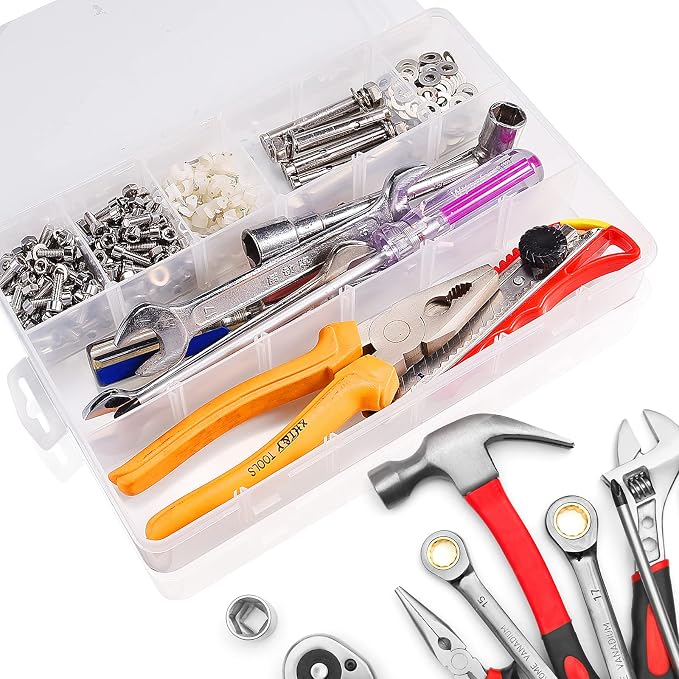 Exptolii 18 Grids Plastic Organizer Box - Image 8