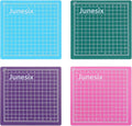 4Pcs Small Cutting Mat, Self Healing Craft Mat | Mini Sewing Cutting Pad by Unknown