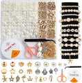 1200Pcs Pearl Beads for Bracelets, Bracelet Making Kit for Adults, Kids by Qunland