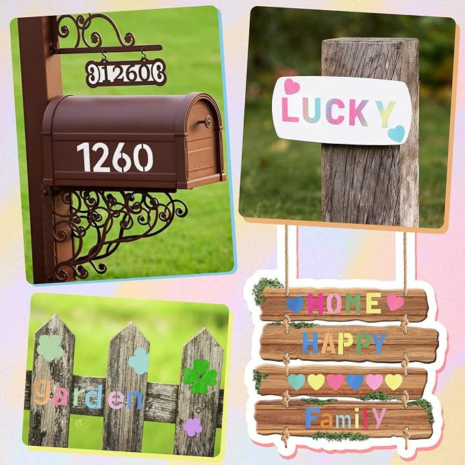 2 Inch Letter Stencils Symbol Numbers Craft Stencils, DIY Art Projects - Image 8