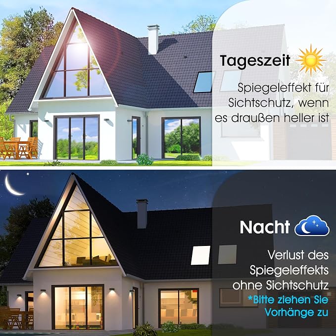 rabbitgoo Window Privacy Film One Way Window Tint - Image 6